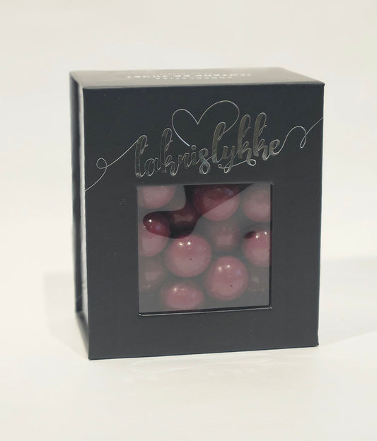 Lakrislykke kuler- Bringebær