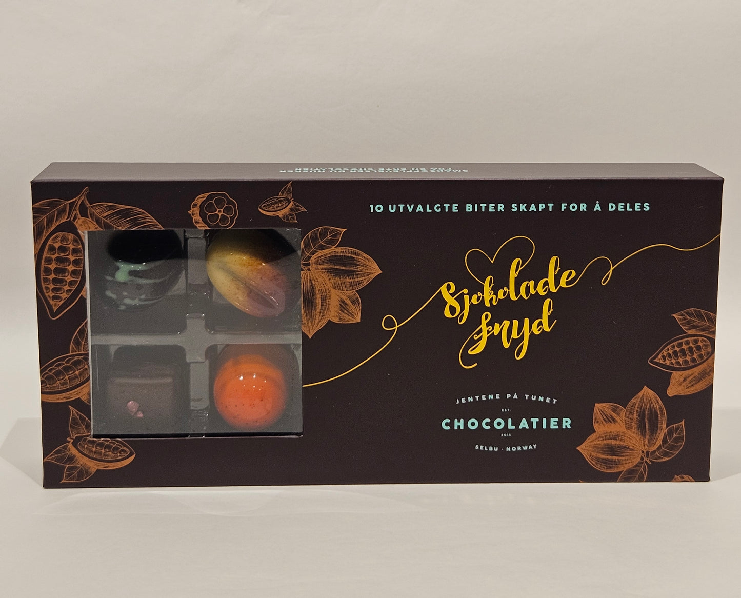Gaveeske 10 biter Sjokoladefryd
