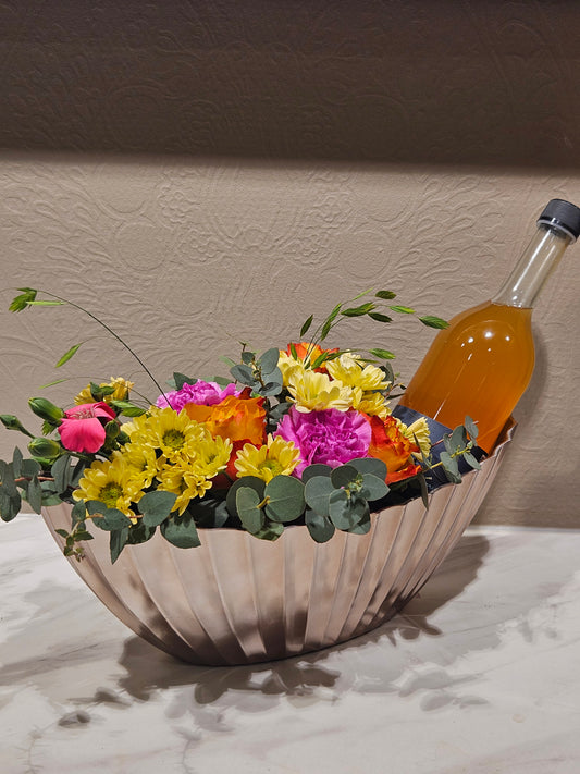 Avlang dekorasjon med eplemost