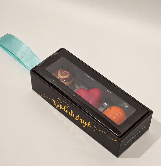 Gaveeske 3 biter Sjokoladefryd