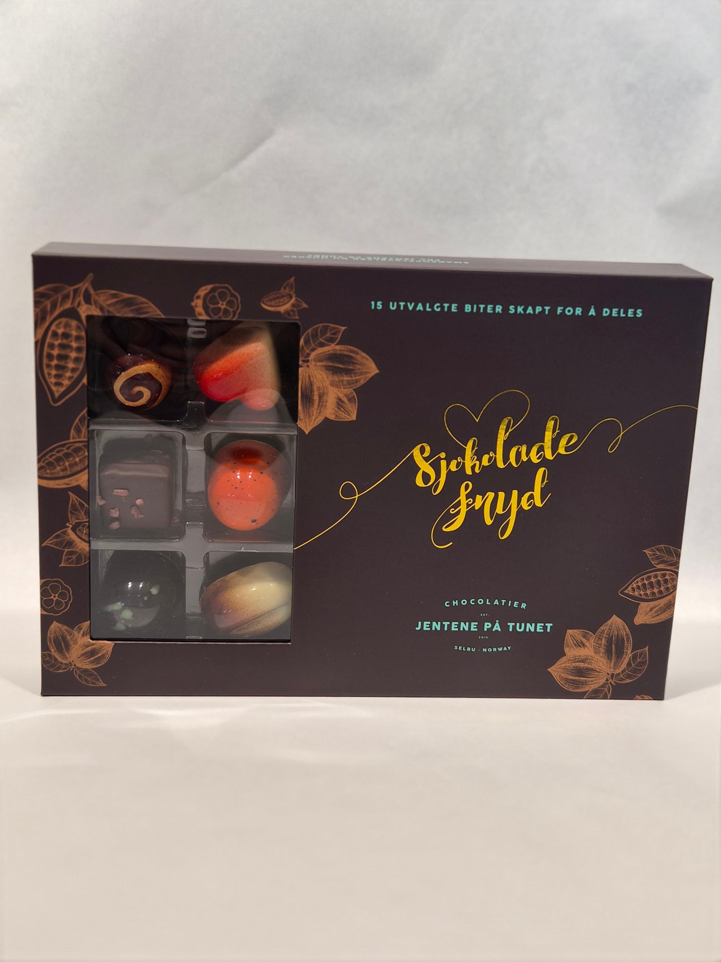 Gaveeske 15 biter Sjokoladefryd