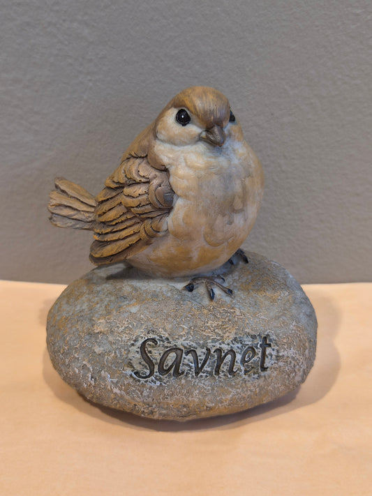 Gravpynt med tekst ''Savnet''