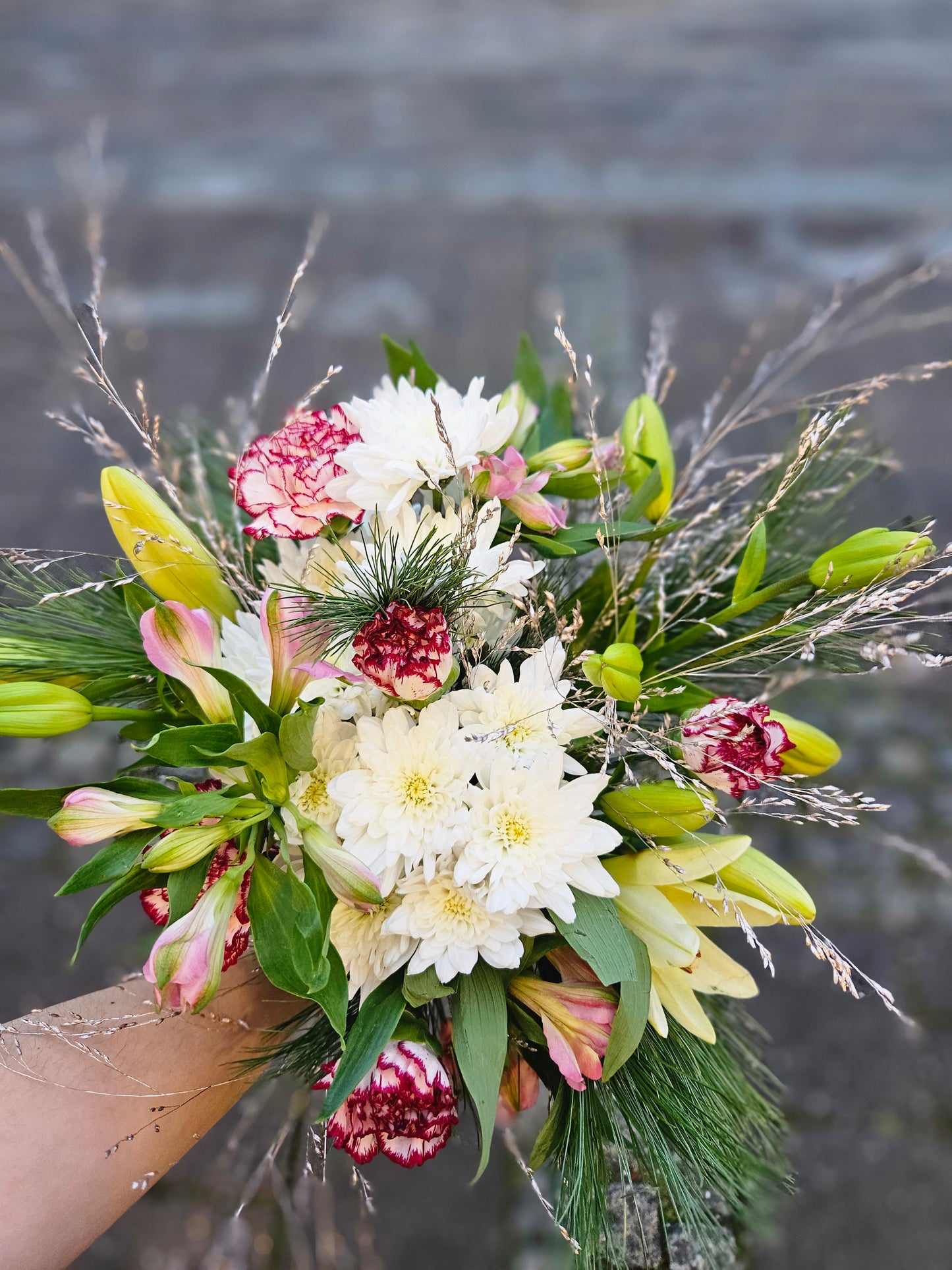 Lys adventsmagi, bukett